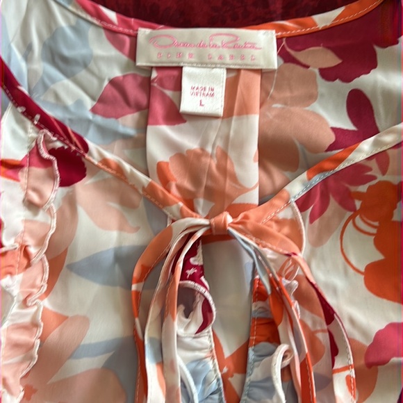 Vintage Oscar de la Renta ruffled nightgown - Picture 4 of 4